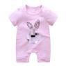 Baby one-piece romper cotton summer clothing baby clothes children's short-sleeved newborn one-piece romper children's clothing