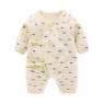 Autumn new butterfly romper baby one-piece clothes 0-3-6 months pure cotton baby romper