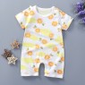 Baby one-piece romper cotton summer clothing baby clothes children's short-sleeved newborn one-piece romper children's clothing