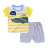 2023 Summer children clothes set 100% cotton short sleeve 2pcs baby clothes set 