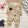 Newborn cotton long sleeve one piece clothes baby baby home long sleeve clothes children's home pajamas