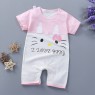 Baby one-piece romper cotton summer clothing baby clothes children's short-sleeved newborn one-piece romper children's clothing